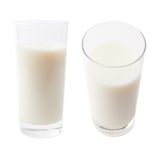 wysokie szklanki mleka - Zdjęcie, obraz
