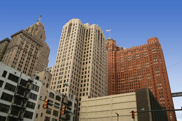 Здания в Детройте
 - Фото, изображение