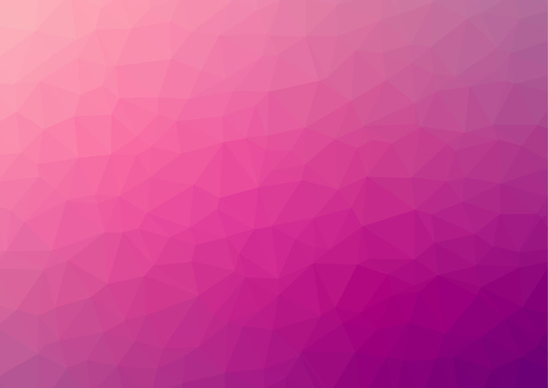 紫色の背景に低多角形ピンク - ベクター画像
