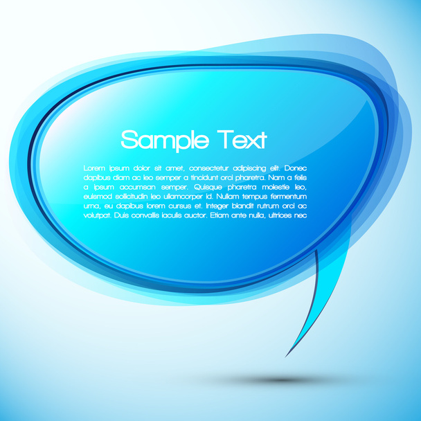 EPS10 Colorful Speech Bubble Vector Design - Vector, Image