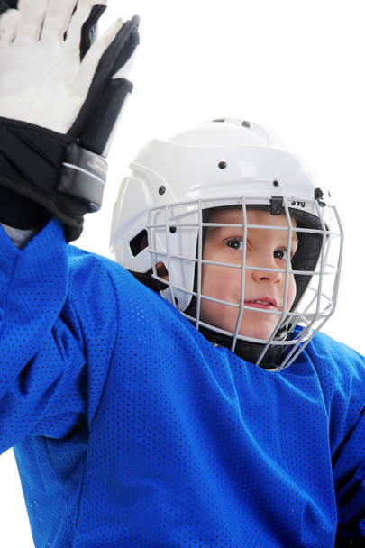 Little Boy Hockey Player - Fotó, kép