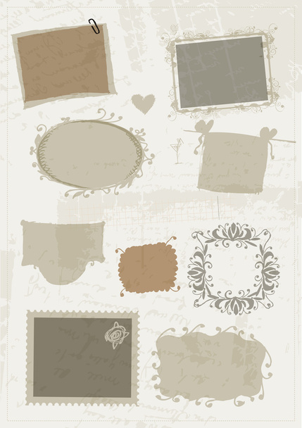 Sketch of frames, hand drawing for your design - Vector, Image