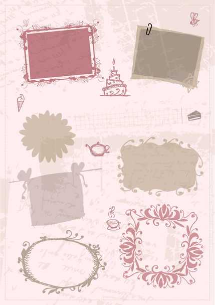 Sketch of frames, hand drawing for your design - Vector, afbeelding