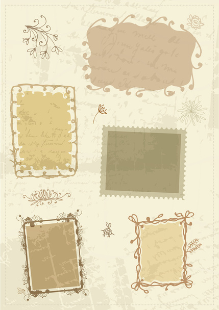 Sketch of frames, hand drawing for your design - Vector, afbeelding