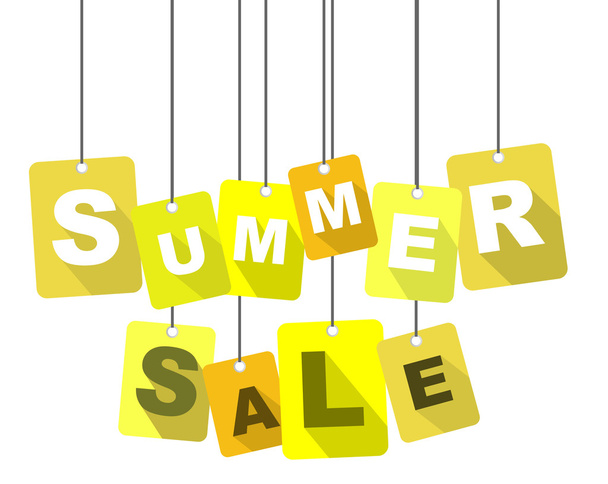 πώληση καλοκαίρι ετικέτα - Διάνυσμα, εικόνα