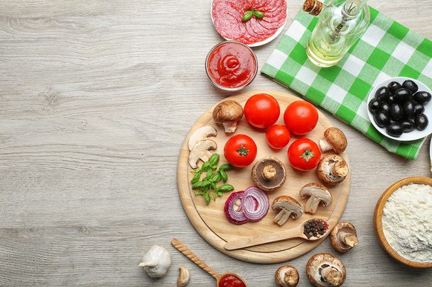 Ingredients for cooking pizza - Photo, image
