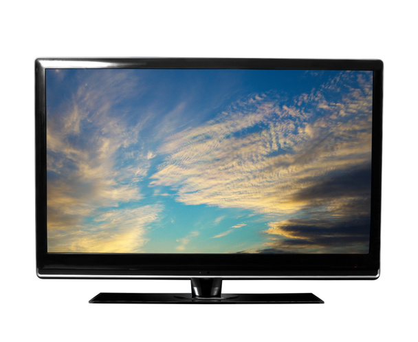TV met foto - Foto, afbeelding