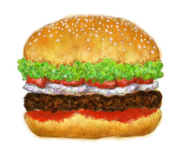 гамбургеры
 - Вектор,изображение