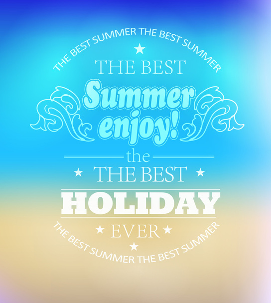 elements for Summer Holidays - Vektor, obrázek