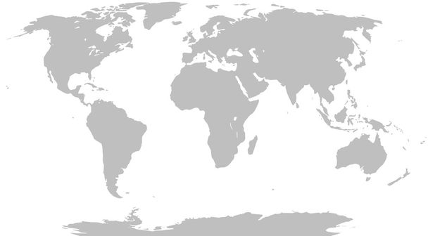 Illustration Grafik Vektor Weltkarte grau - Vektor, Bild