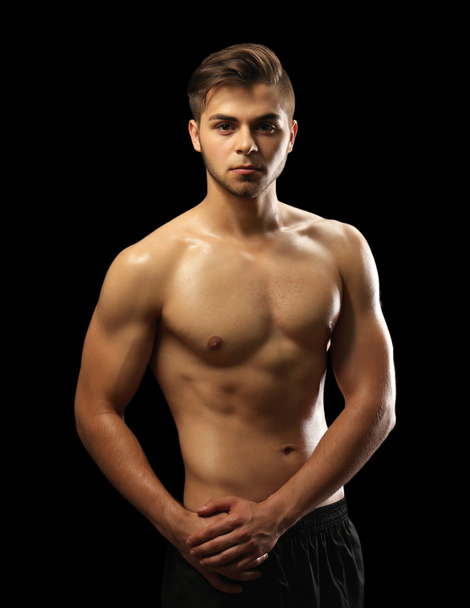 Muscle young man - Foto, imagen