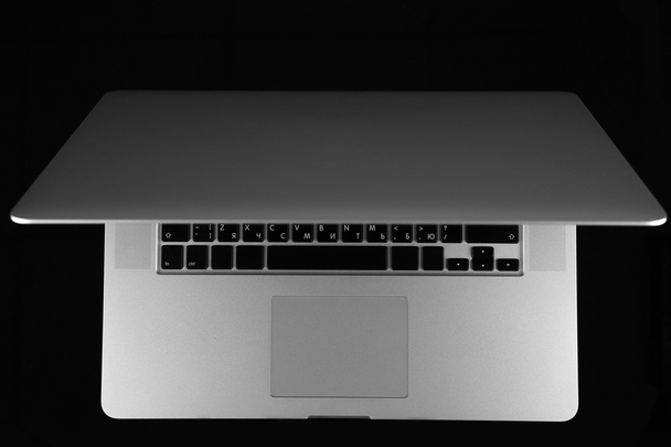 Laptop on dark background - Fotó, kép
