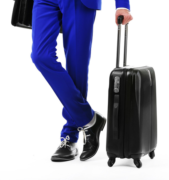 Business man with suitcase - Foto, Imagem