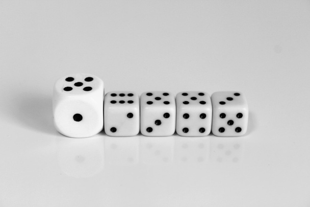 wuerfel kostky číslo náhodné přehrávání hry Spiel - Fotografie, Obrázek