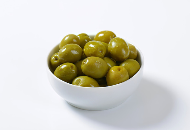 Brine-cured green olives - Photo, image