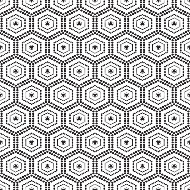 Γεωμετρικό μοτίβο χωρίς ραφή με κύκλους - Διάνυσμα, εικόνα