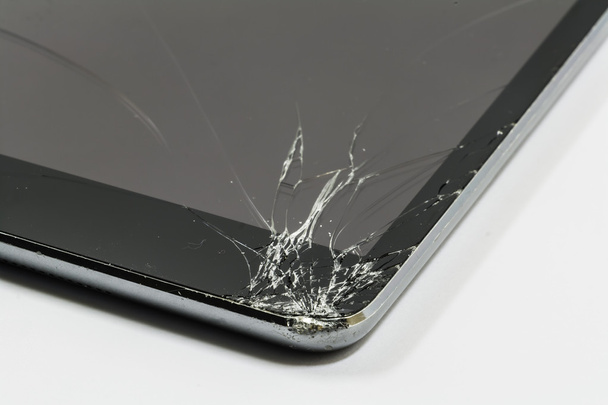 gebroken Tablet PC - Foto, afbeelding