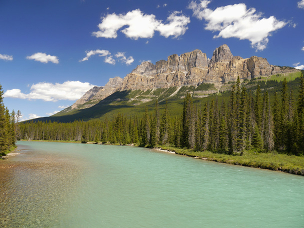 Montañas del castillo - Montañas rocosas canadienses
 - Foto, imagen