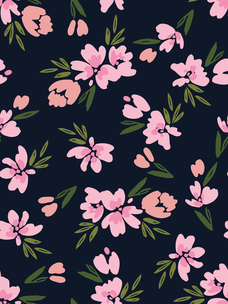 Seamless floral pattern. Vector illustration. - Vektor, Bild