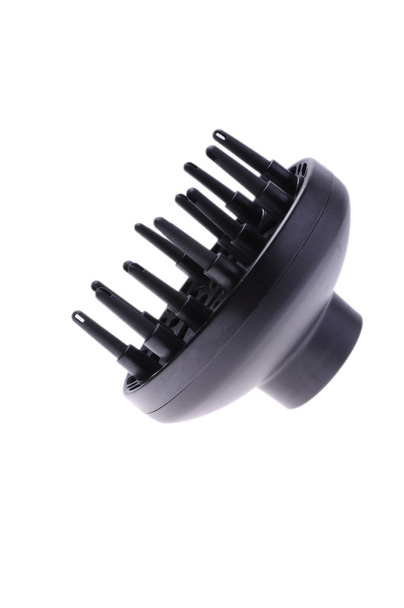 Black hairdryer diffuser, isolated on white background - Zdjęcie, obraz