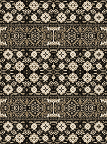  Een patroon van bloemen- en geometrische elementen voor tapijt, beddengoed - Foto, afbeelding