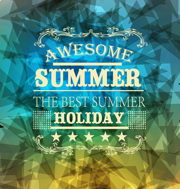 elements for Summer Holidays - Vektor, kép