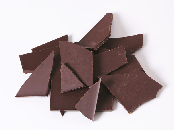 Pieces of dark chocolate - Photo, Image