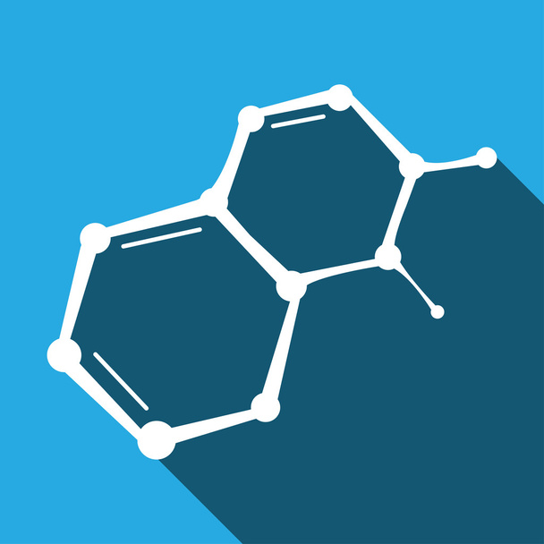 Icono de molécula
 - Vector, imagen
