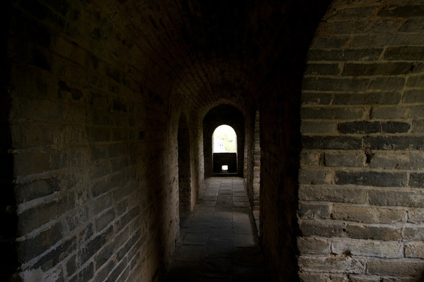 Sisällä Guardhouse Great Wall, lähellä Pekingissä, Kiinassa
 - Valokuva, kuva