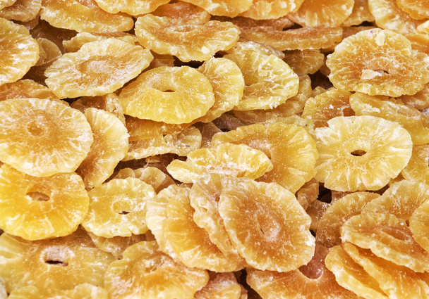 Dried pineapple slices - Фото, изображение