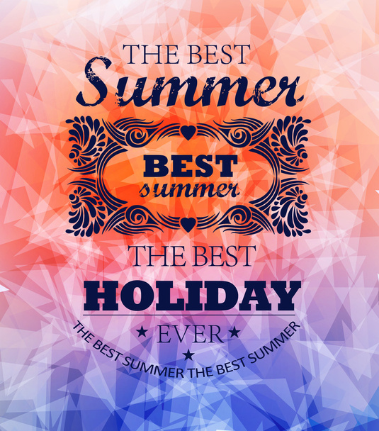elements for Summer Holidays - Vector, Imagen