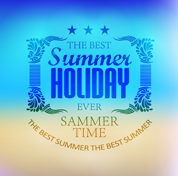 elements for Summer Holidays - Διάνυσμα, εικόνα