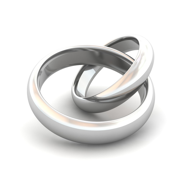Jointed wedding rings - Photo, Image