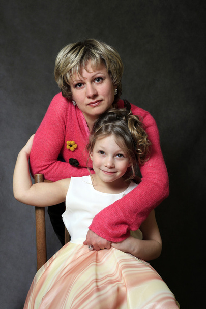 Mum with a daughter - Фото, зображення