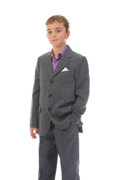 Boy in a business suit - Foto, Imagen