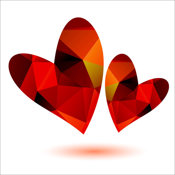 two hearts - Vetor, Imagem