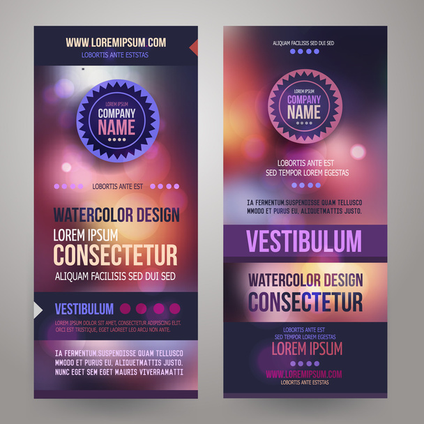 Design von Vektor Corporate Identity Vorlagen  - Vektor, Bild
