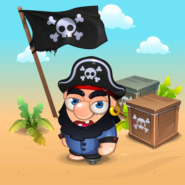 Pirate on the island 3 - Photo, Image