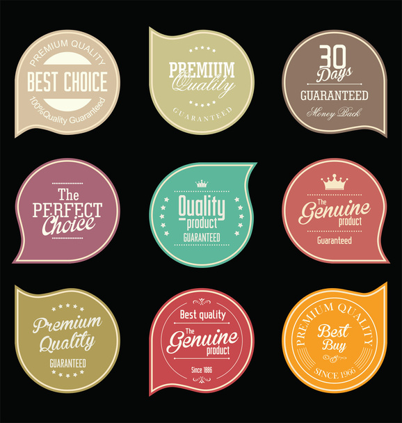 Modern badges collection - Vector, Image