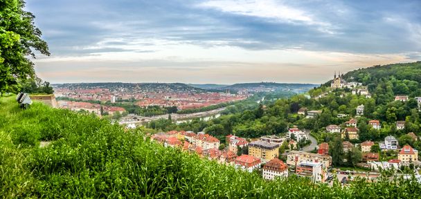 Historické město Würzburg, Franky, Bavorsko, Německo - Fotografie, Obrázek