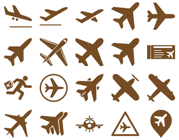 Aviation Icon Set - ベクター画像