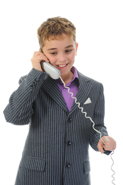 Boy talking on the phone. - Foto, Bild