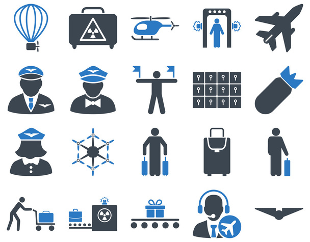 Airport Icon Set - Vector, Image