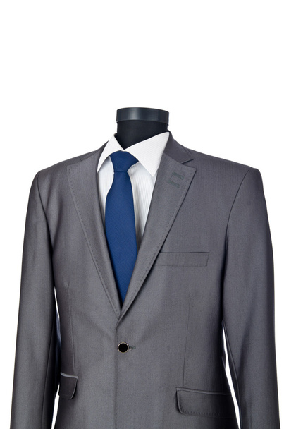 Male suit isolated on the white - Foto, imagen
