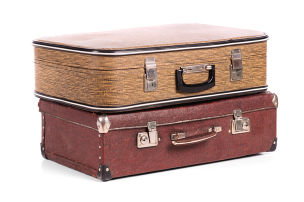 old vintage suitcases - Valokuva, kuva