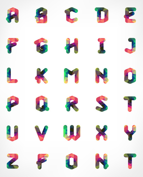 Alphabet Set - Vector, afbeelding