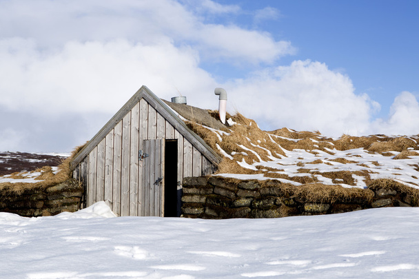 Malá chata na Islandu - Fotografie, Obrázek