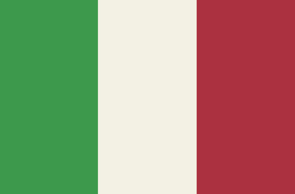 Italian lippu - Vektori, kuva