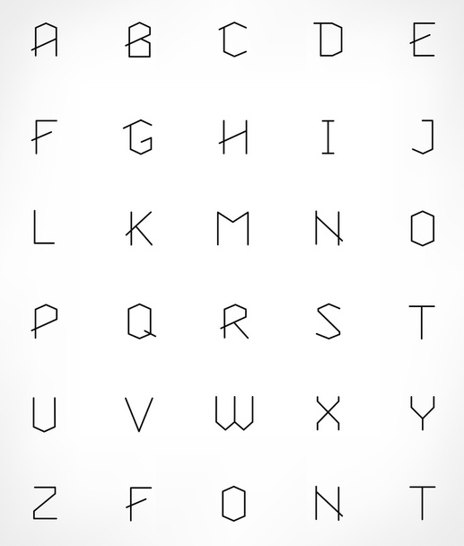 Ensemble alphabet - Vecteur, image