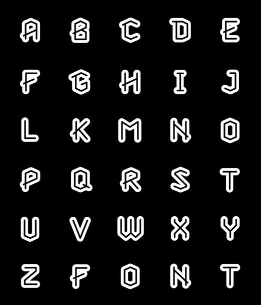 Sada abecedy - Vektor, obrázek